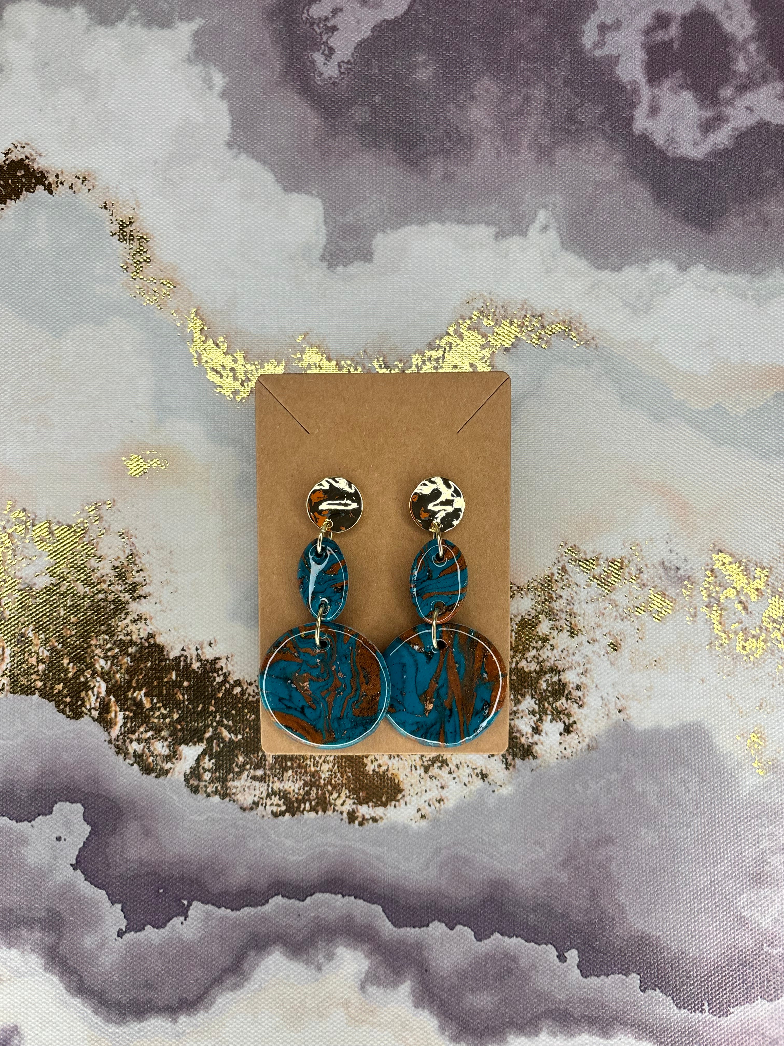 SALE ! Faux Copper Turquoise