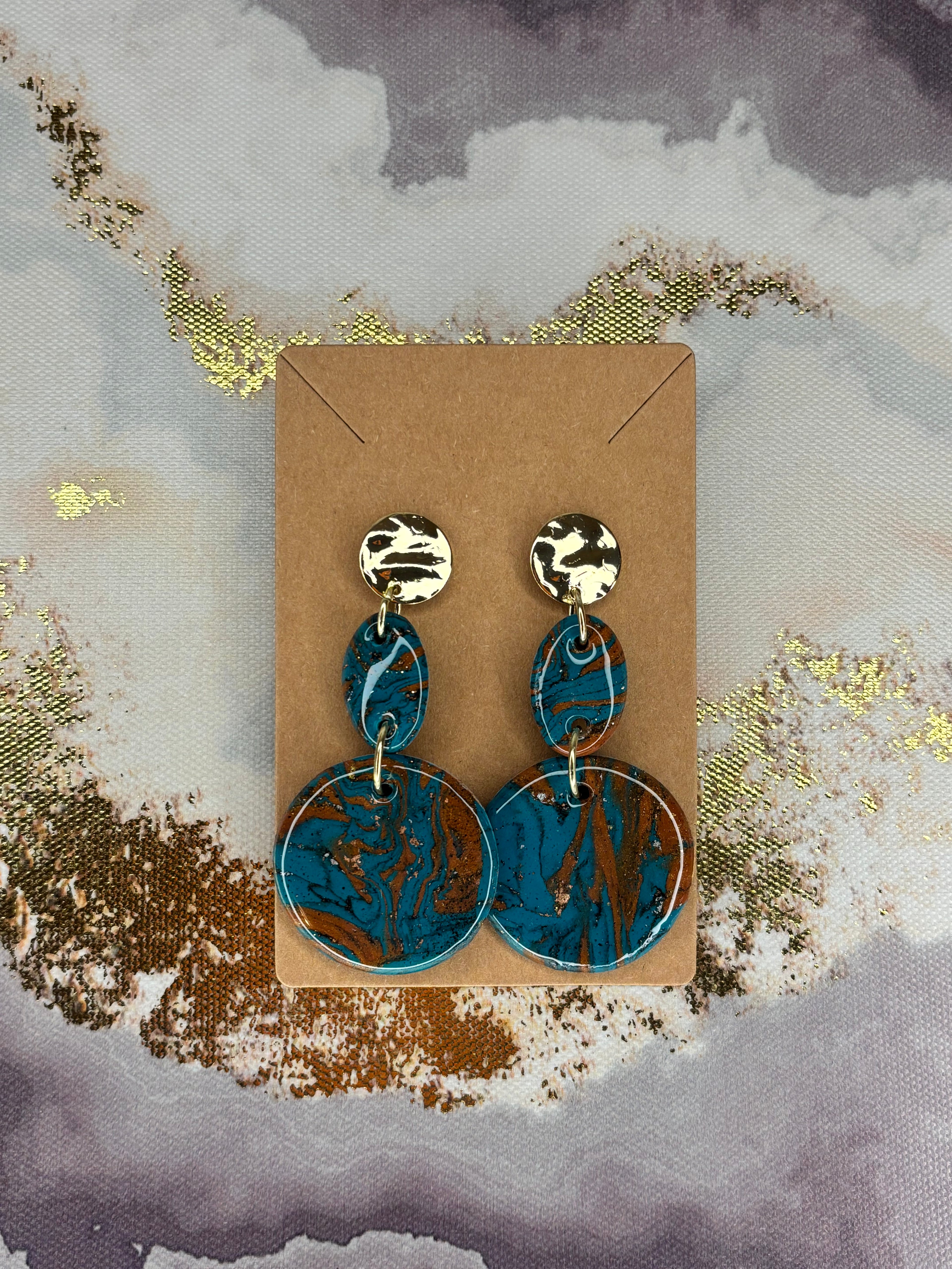 SALE ! Faux Copper Turquoise