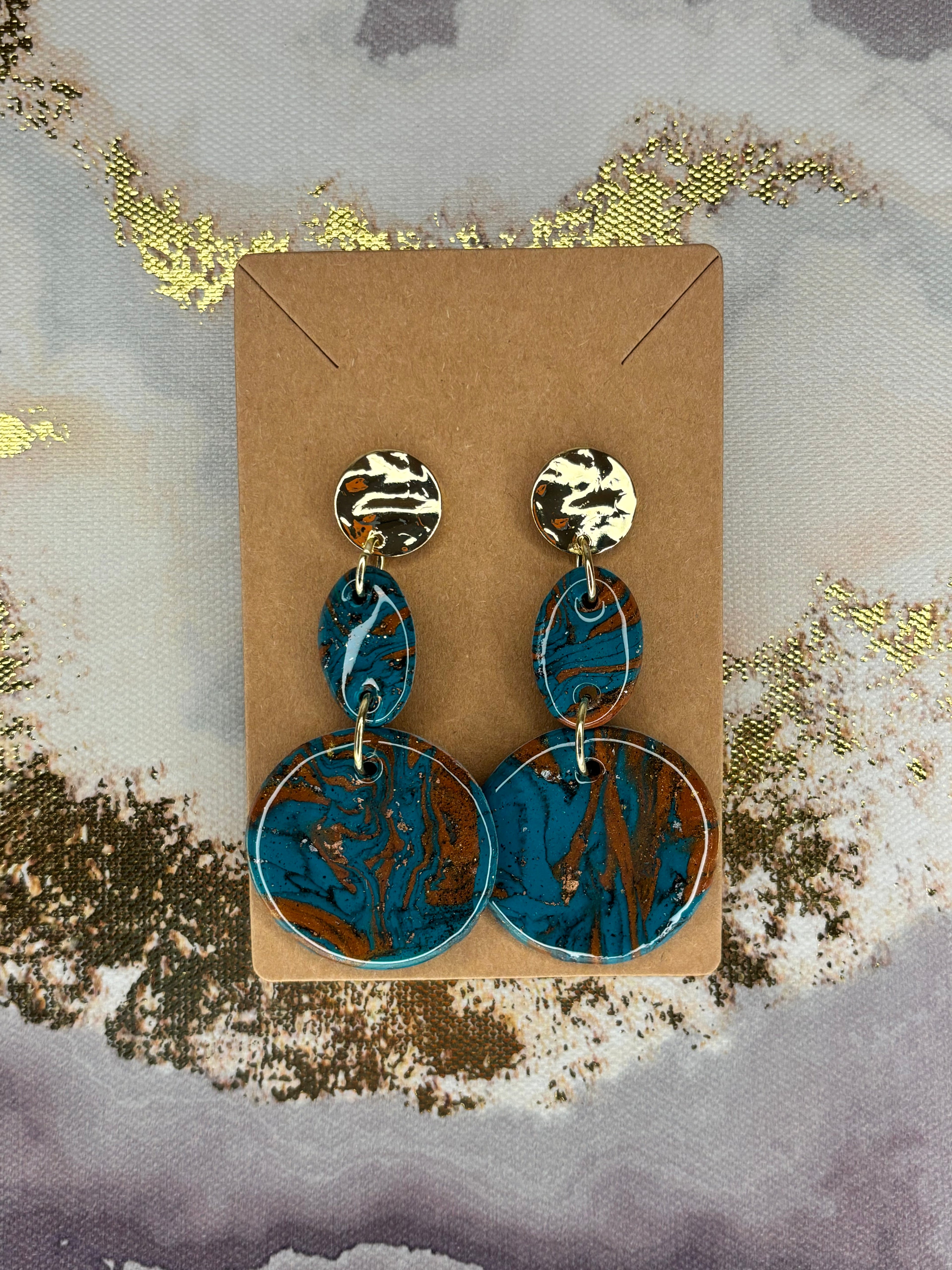 SALE ! Faux Copper Turquoise