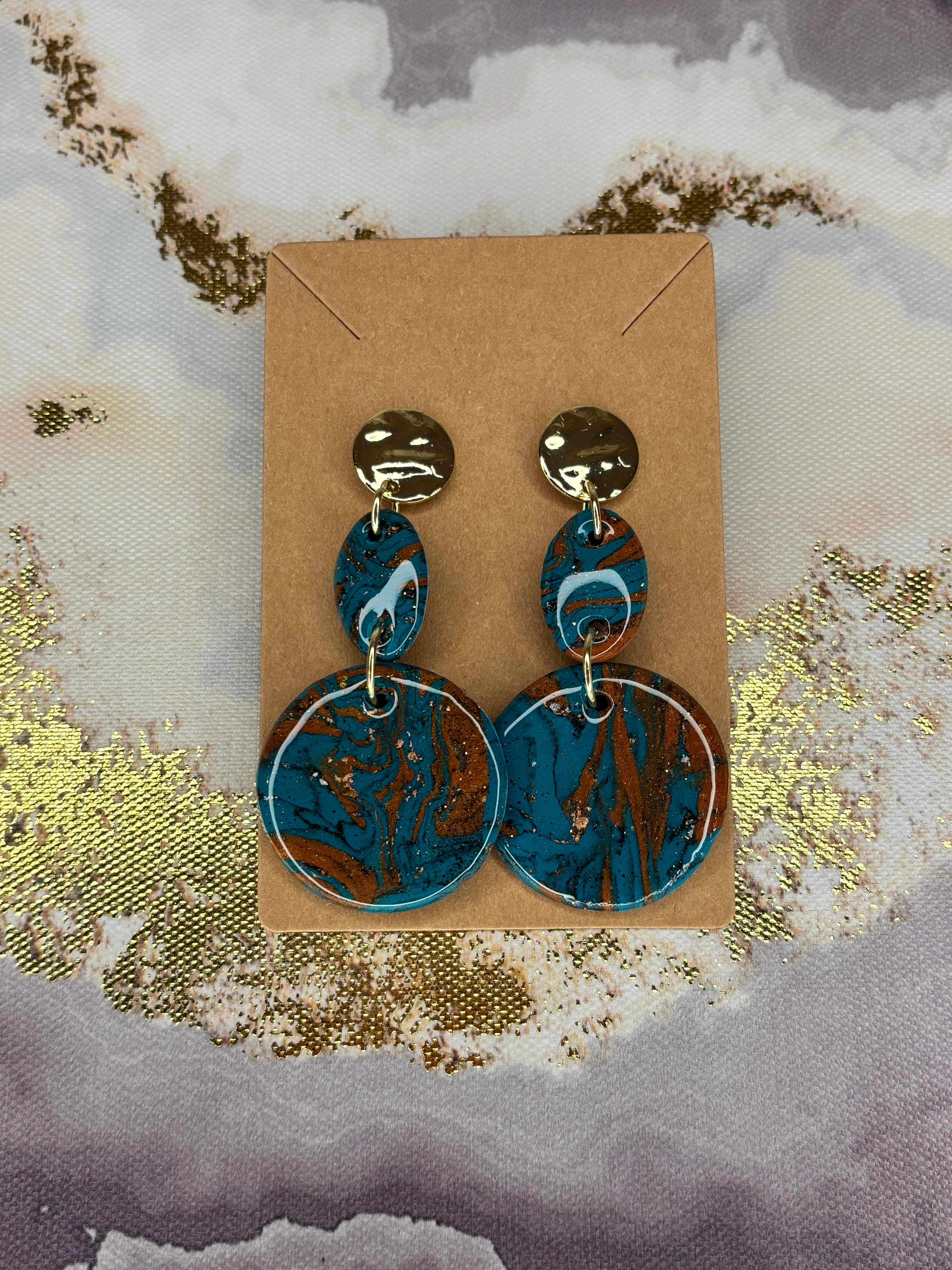 SALE ! Faux Copper Turquoise